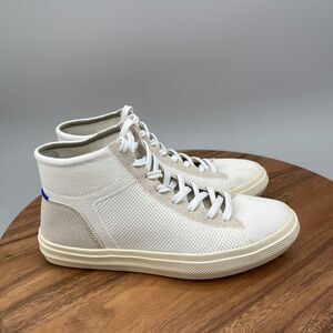 Rothy's The High Top Shoes Womens Size 8.5 White Casual Comfort Walking Sneakers